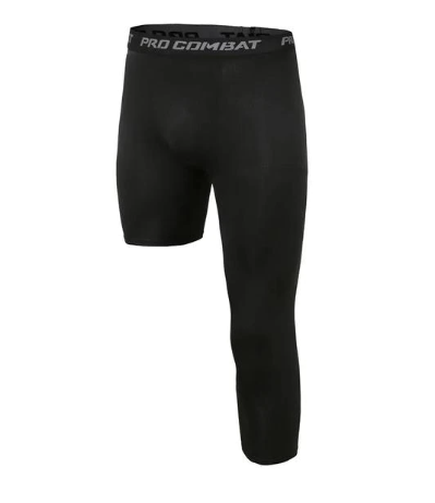 Left Single-Leg Compression Tights 3/4 Length